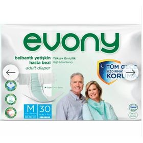 Evony Belbantlı M 60 Adet Hasta Bezi