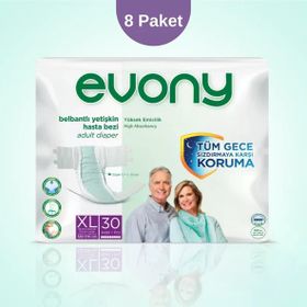 Evony Belbantlı XL 240 Adet Hasta Bezi
