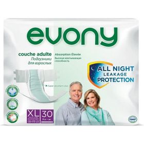 Evony Belbantlı XL 30 Adet Hasta Bezi