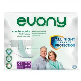 Evony Belbantlı XL 30 Adet Hasta Bezi