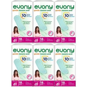 Evony Ekstra Uzun 108 Adet Günlük Mesane Pedi
