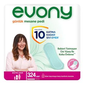 Evony Ekstra Uzun 324 Adet Günlük Mesane Pedi