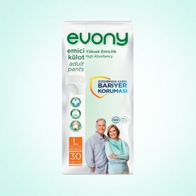 Evony Emici Külot Büyük Large 5.5 Damla 30'lu Hasta Bezi