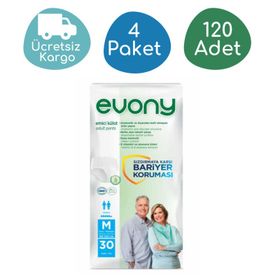 Evony Emici Külot Orta Boy M 4x30 Adet Hasta Bezi