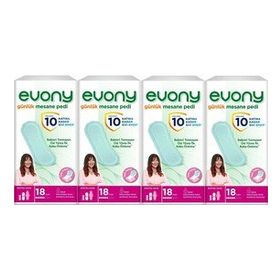 Evony Günlük Ekstra Uzun 4x18 Adet Mesane Pedi