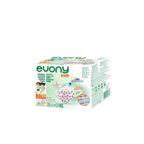 Evony Kids 50 Adet 3 Katlı Elastik Çocuk Maskesi
