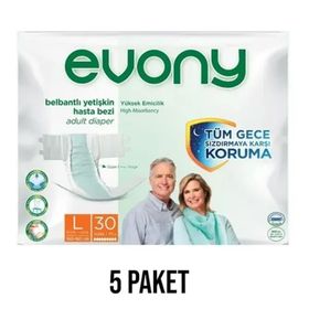 Evony L 5x30'lu Belbantlı Yetişkin Hasta Bezi