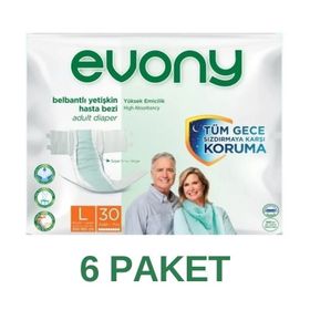 Evony L 6x30'lu Belbantlı Yetişkin Hasta Bezi