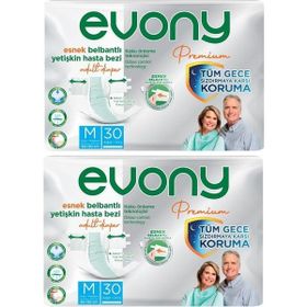 Evony Premium Belbantlı 60'lı Medium Beden Hasta Bezi