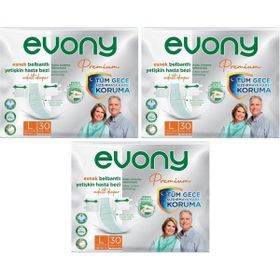 Evony Premium Belbantlı 90'lı Büyük Large Beden Hasta Bezi