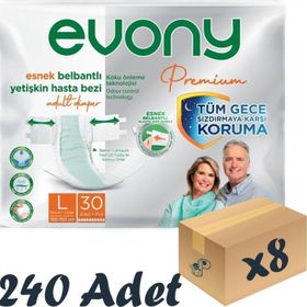 Evony Premium Belbantlı Yetişkin L 30'lu Hasta Bezi
