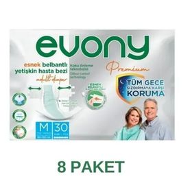 Evony Premium Belbantlı Yetişkin M 30'lu Hasta Bezi