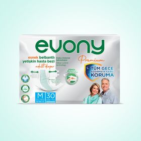 Evony Premium M Beden 30x3 90 Adet Hasta Bezi