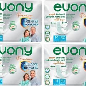 Evony Premium M Beden 30x4 120 Adet Hasta Bezi