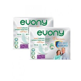 Evony Premium XL 60 Adet Belbantlı Hasta Bezi