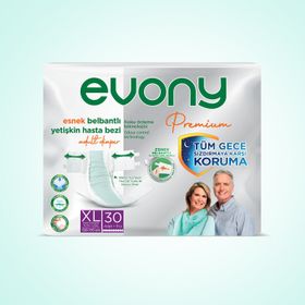 Evony Premium Xl Beden 30 Adet Hasta Bezi
