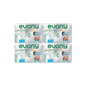 Evony Premium Yetişkin Bel Bantlı Tekstil Yüzey M Orta 120 Adet Hasta Bezi