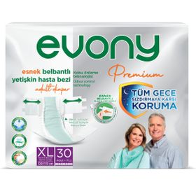 Evony Premium Yetişkin Ekstra Large 30 Adet Hasta Bezi