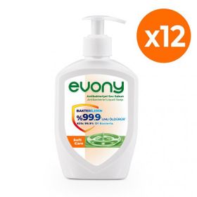 Evony Soft Care 12x300 ml Antibakteriyel Sıvı Sabun