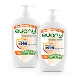 Evony Soft Care 2x700 ml Antibakteriyel Sıvı El Sabunu