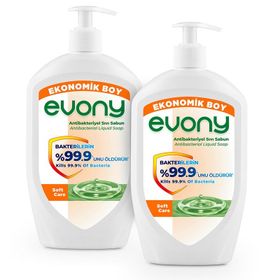 Evony Soft Care 2x700 ml Antibakteriyel Sıvı El Sabunu