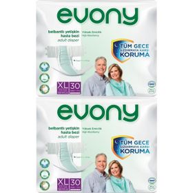 Evony XL Bel Bantlı 60 Adet Hasta Bezi