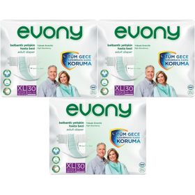 Evony Yetişkin Bel Bantlı Tekstil Yüzey Extra Large 90 Adet Hasta Bezi