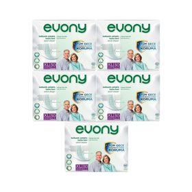 Evony Yetişkin Bel Bantlı Tekstil Yüzey XL 150 Adet Hasta Bezi