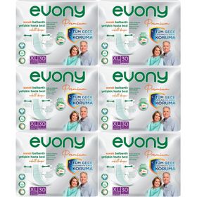 Evony Yetişkin Bel Bantlı Tekstil Yüzey XL 180 Adet Premium Hasta Bezi