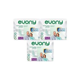 Evony Yetişkin Bel Bantlı Tekstil Yüzey XLarge 90 Adet Hasta Bezi