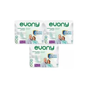 Evony Yetişkin Bel Bantlı Tekstil Yüzey XLarge 90 Adet Hasta Bezi