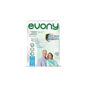 Evony Yetişkin Belbantlı Medium Standart 10 Adet Hasta Bezi