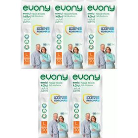Evony Yetişkin Emici Külot L Büyük Boy 150 Adet Hasta Bezi