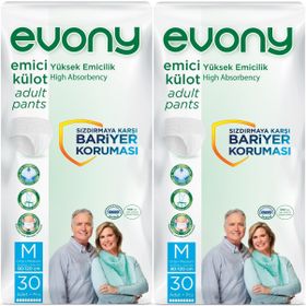 Evony Yetişkin Emici Külot M 60 Adet Hasta Bezi