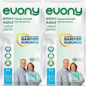 Evony Yetişkin Emici Külot M 60 Adet Hasta Bezi