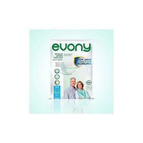 Evony Yetişkin Medium 10 Adet Hasta Bezi