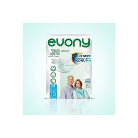 Evony Yetişkin Medium 10 Adet Hasta Bezi
