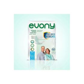 Evony Yetişkin Medium 10 Adet Hasta Bezi