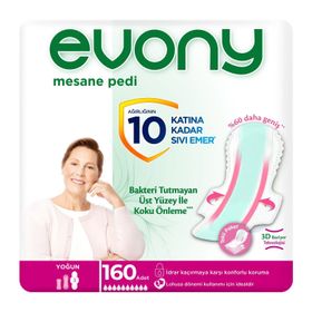 Evony Yoğun 160 Adet Mesane Pedi