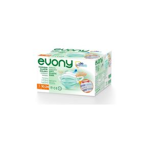 Evony Yumuşak Elastik Kulaklı 3 Katlı 240 Adet Telli Cerrahi Maske