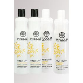 Evoque 2x400 ml Milk Therapy Saç Kremi + 2x400 ml Milk Thrapy Krem