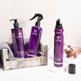 Evoque Flawless 400 ml Blonde Şampuanı + 200 ml Sarışın Gümüş ve Platin Saçlar Fön Suyu ve Köpüğü