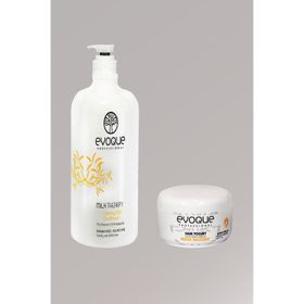 Evoque Milk Therapy 1000 ml Saç Kremi + Mılk Therapy Hair 500 gr Yogurt Mask