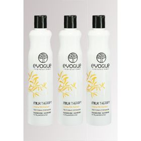 Evoque Milk Therapy Sülfatsız 3x400 ml Şampuan