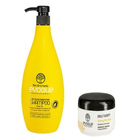 Evoque Professıonal Non-Ammonia Arındırıcı 1000 ml Şampuan +Milk Therapy 500 ml Saç Maskesi