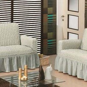 Evory Home Bürümcük Maxi Gri (3+3+1+1) Koltuk Örtüsü