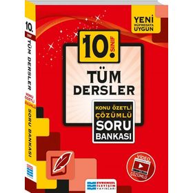 Evrensel İletişim Yayınları 10. Sınıf Tüm Dersler Konu Özetli Video Çözümlü Soru Bankası