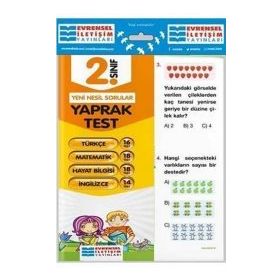Evrensel İletişim Yayınları 2. Sınıf Tüm Dersler Yaprak Test