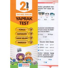 Evrensel İletişim Yayınları 2. Sınıf Tüm Dersler Yaprak Test