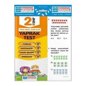 Evrensel İletişim Yayınları 2. Sınıf Tüm Dersler Yaprak Test